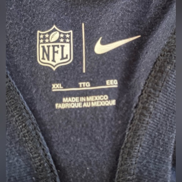 Seattle Seahawks Navy Tank Top - Picture 3 of 3